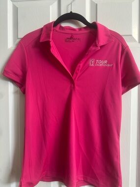 Nike Hot Pink Tour Championship Polo golf shirt